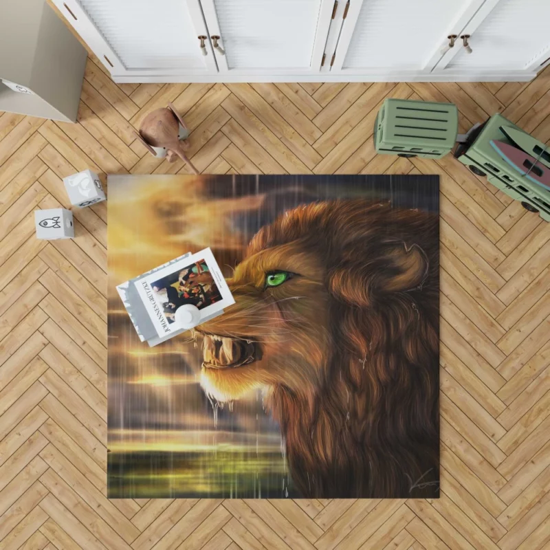 Lion Roar Majesty in Motion Rug