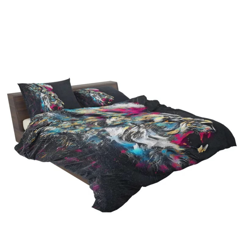 Lion Roar in Wilderness Bedding Set 2