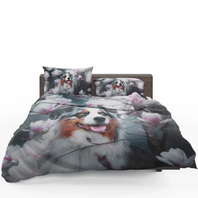 Lion Stare Amidst Sunset Glory Bedding Set