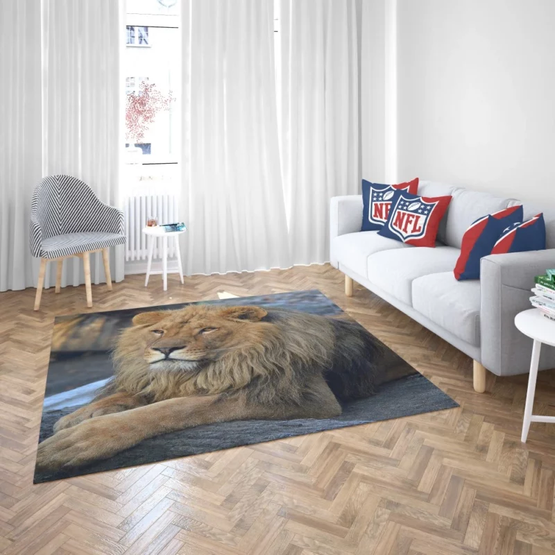 Lion Unrestrained Rug 2