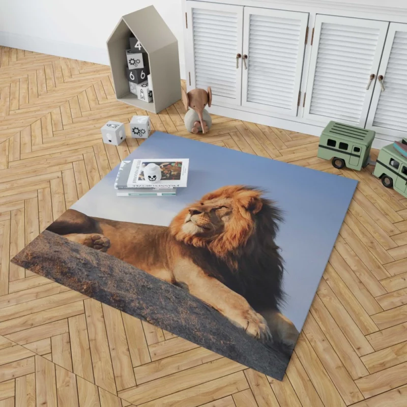 Lion Vibrant Rug 1