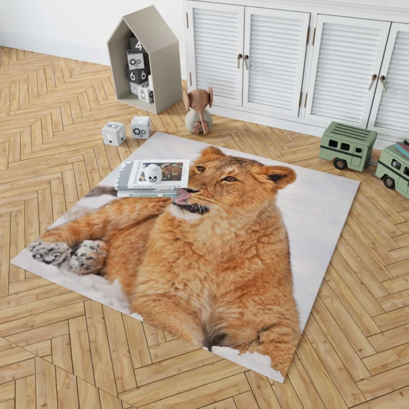 Lion Wild Animal Rug 1