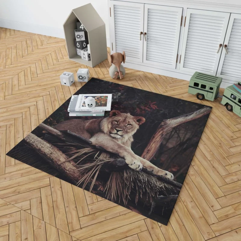 Lion Zoo Majesty Regal Presence Rug 1