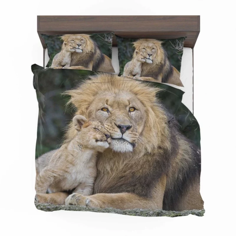 Lion and Cub Majestic Bond Bedding Set 1