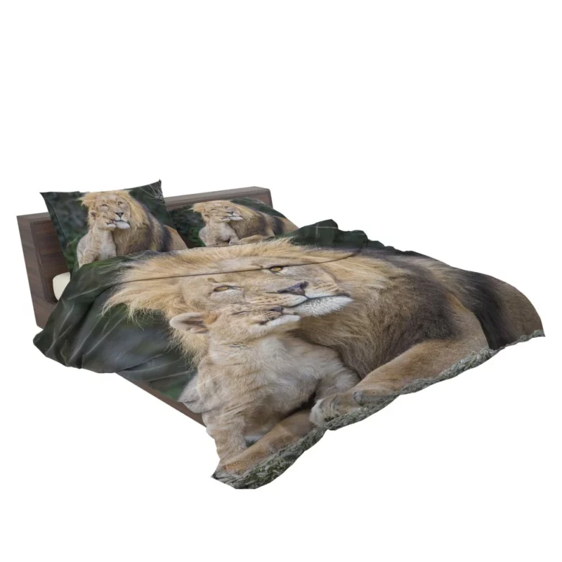 Lion and Cub Majestic Bond Bedding Set 2