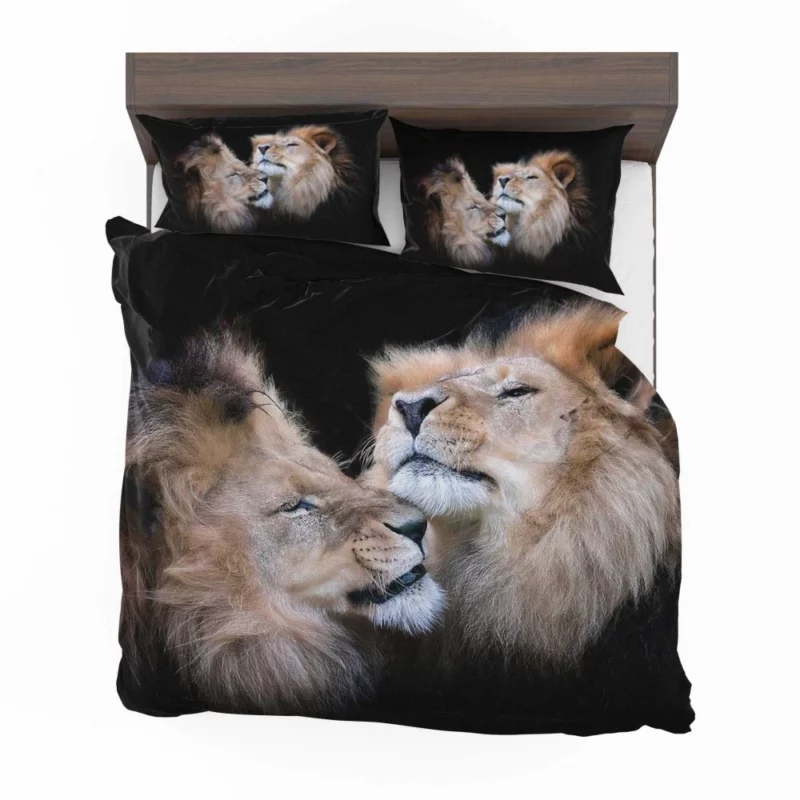 Lion in Golden Light Bedding Set 1