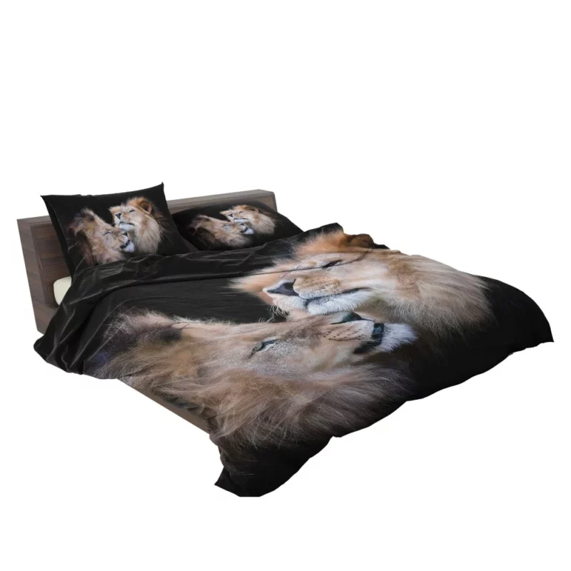 Lion in Golden Light Bedding Set 2