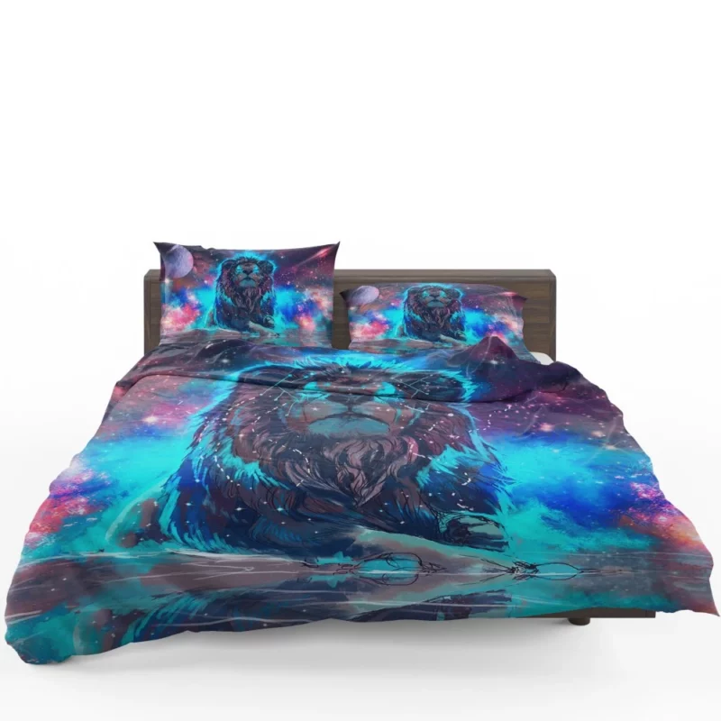 Lion in Regal Pose Bedding Set