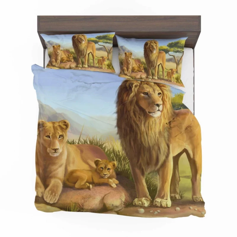 Lion of the Wilderness Bedding Set 1