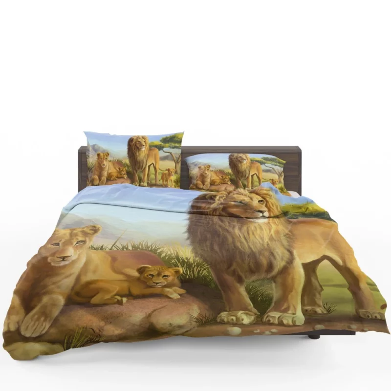 Lion of the Wilderness Bedding Set