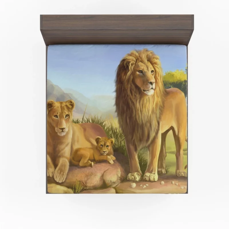 Lion of the Wilderness Fitted Sheet 1