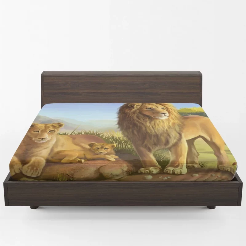 Lion of the Wilderness Fitted Sheet