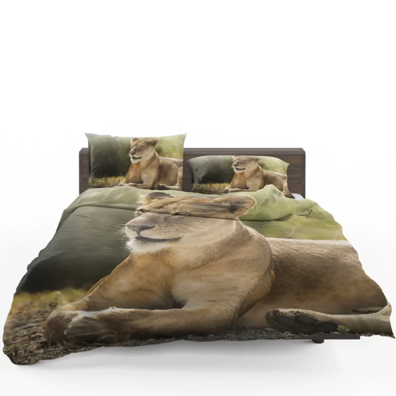 Lioness Grace Regal Wilderness Beauty Bedding Set