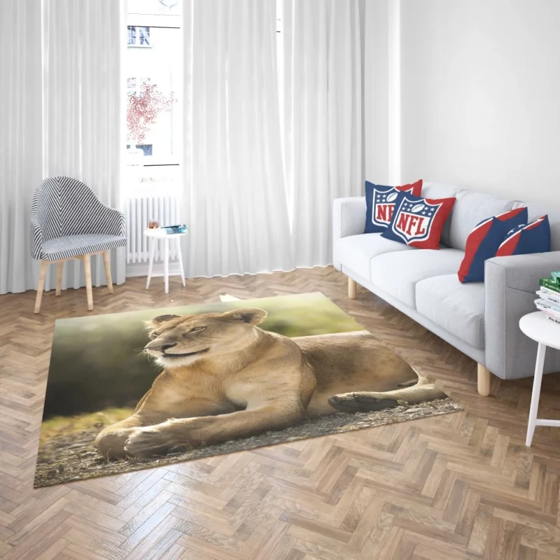 Lioness Grace Regal Wilderness Beauty Rug 2