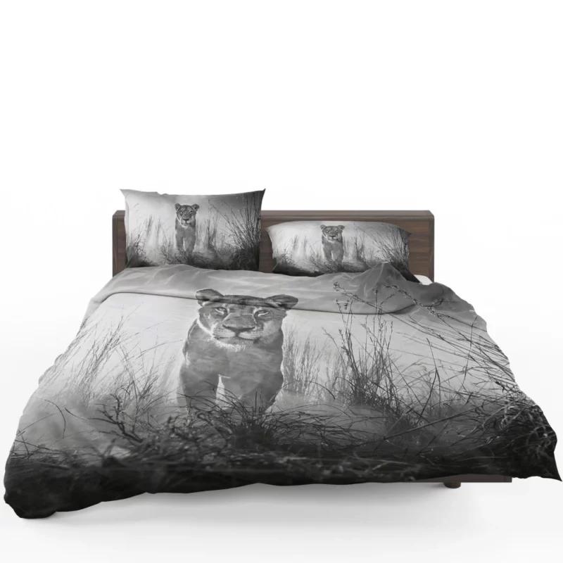 Lioness Graceful Queen of the Savannah Bedding Set