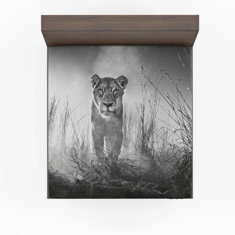 Lioness Graceful Queen of the Savannah Fitted Sheet 1