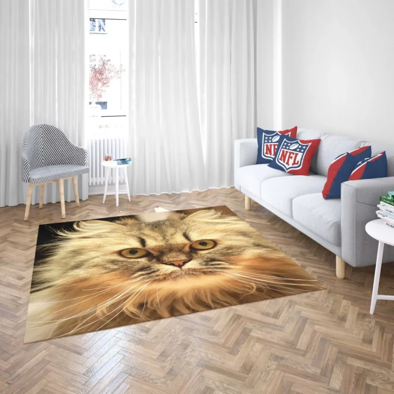 Long-Haired Cat Elegance & Grace Rug 2