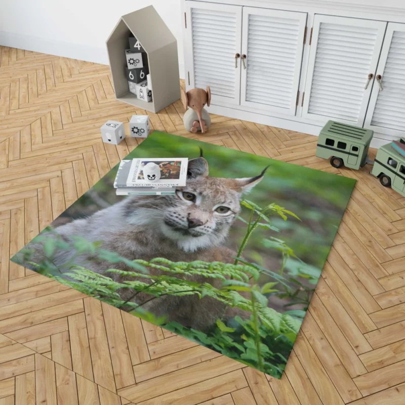 Lynx Blur in Wilderness Enigmatic Elegance Rug 1