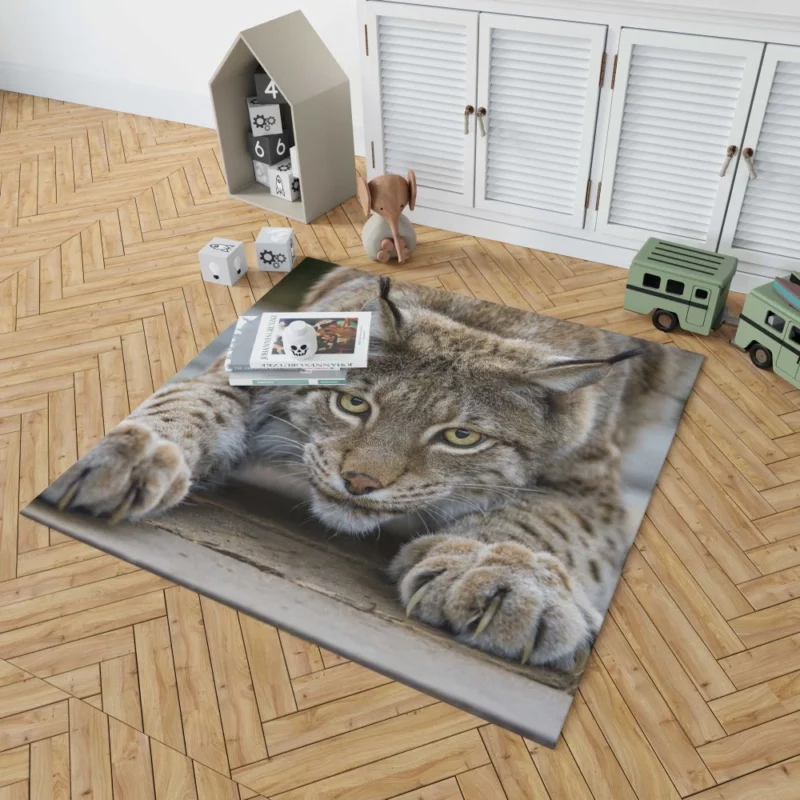 Lynx Enigmatic Gaze Wilderness Majesty Rug 1