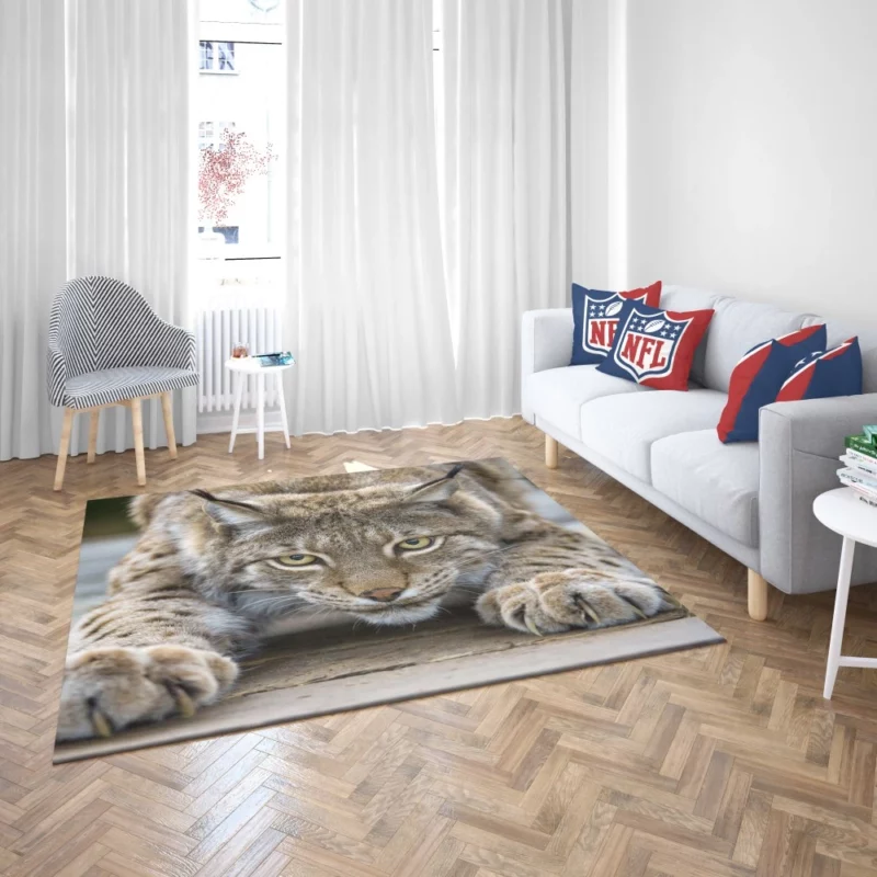 Lynx Enigmatic Gaze Wilderness Majesty Rug 2