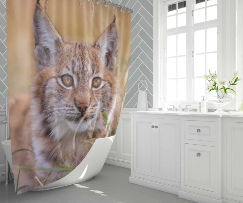 Lynx Power Shower Curtain 1