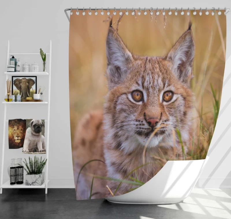 Lynx Power Shower Curtain