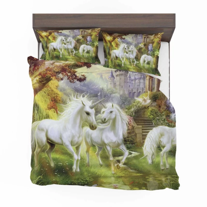 Magical Unicorn Forest Fantasy Wonderland Bedding Set 1