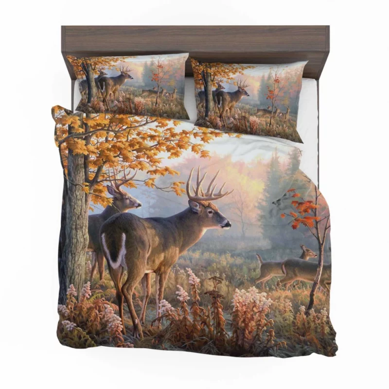 Majestic Buck Graceful Wilderness Beauty Bedding Set 1