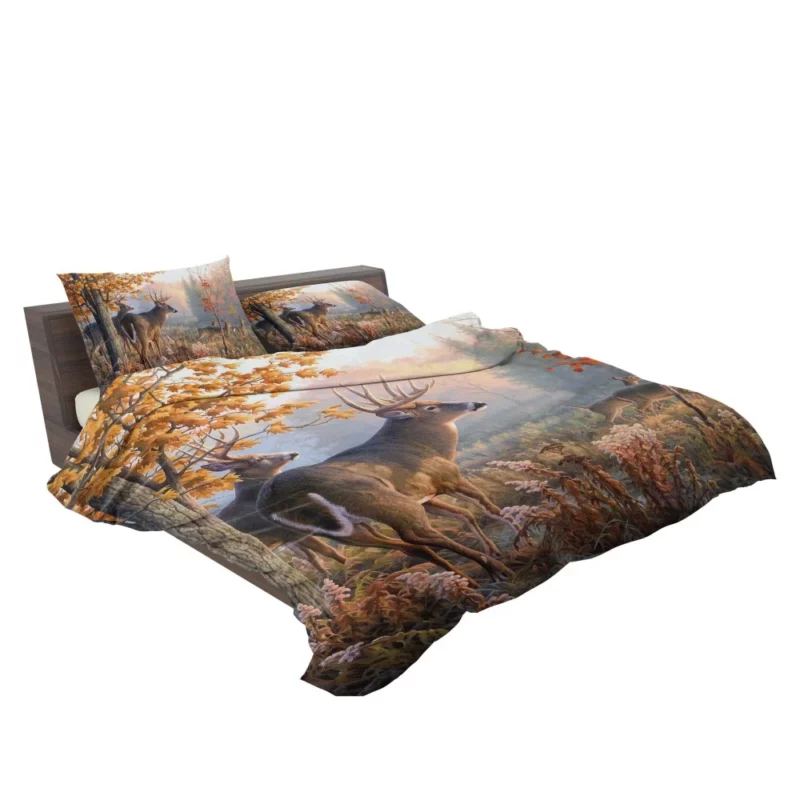 Majestic Buck Graceful Wilderness Beauty Bedding Set 2