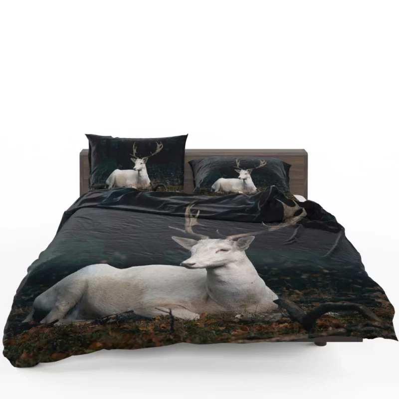 Majestic Deer with Impressive Horns Bedding Set