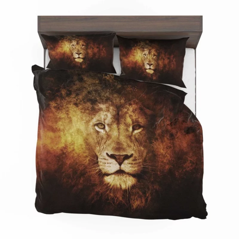 Majestic Dominance Lion Regal Rule Bedding Set 1