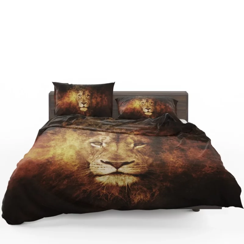 Majestic Dominance Lion Regal Rule Bedding Set