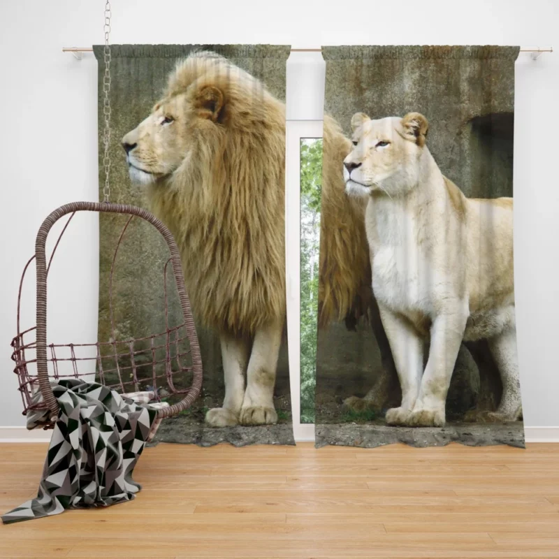 Majestic Dominion Lion Supreme Rule Curtain