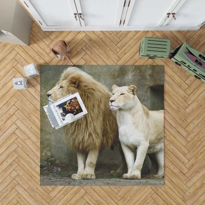 Majestic Dominion Lion Supreme Rule Rug