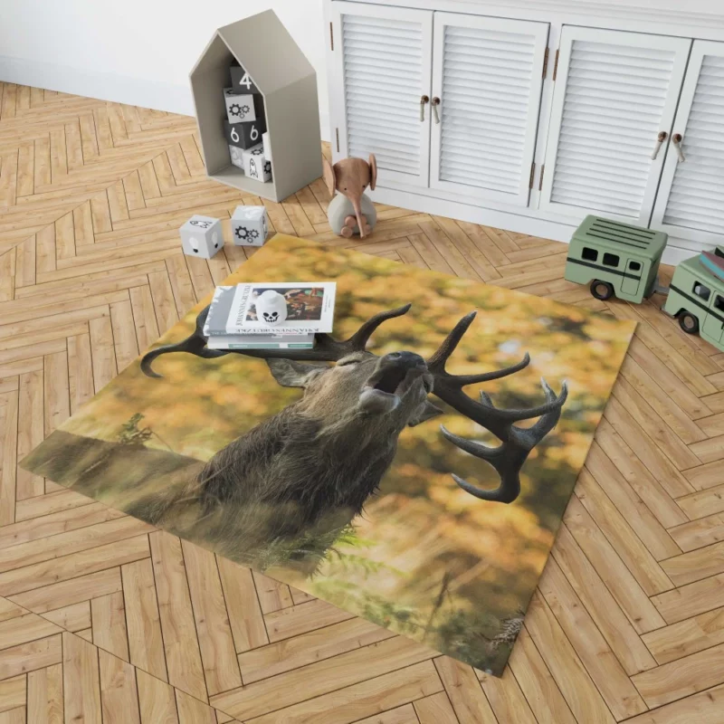 Majestic Elk Presence Wilderness Grace Rug 1