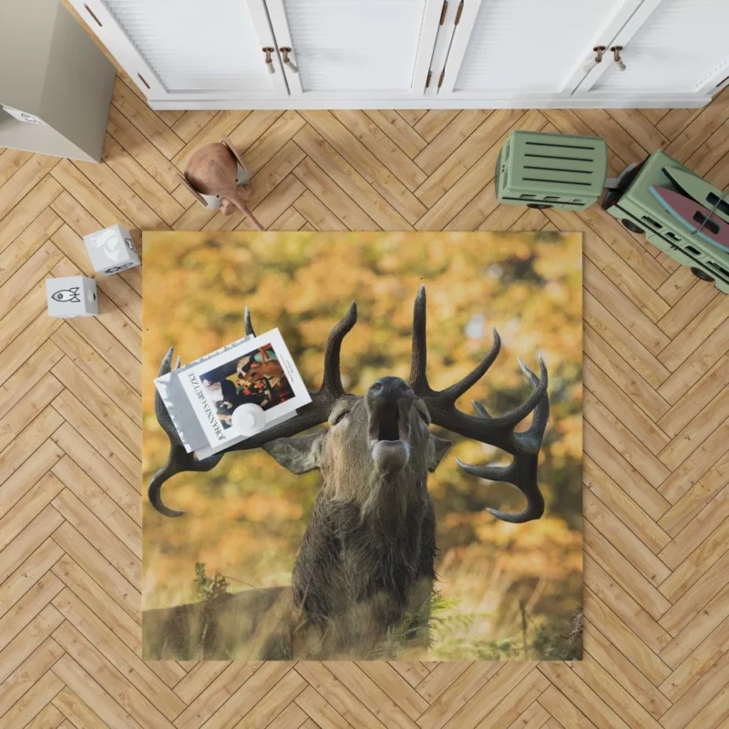 Majestic Elk Presence Wilderness Grace Rug