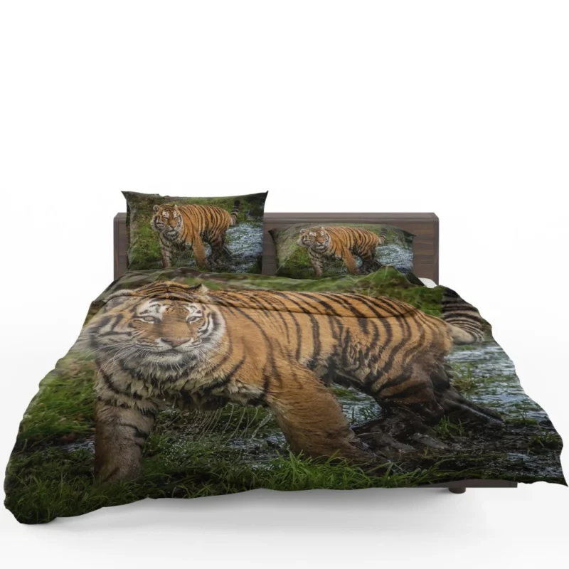 Majestic German Shepherd in Bokeh Bedding Set