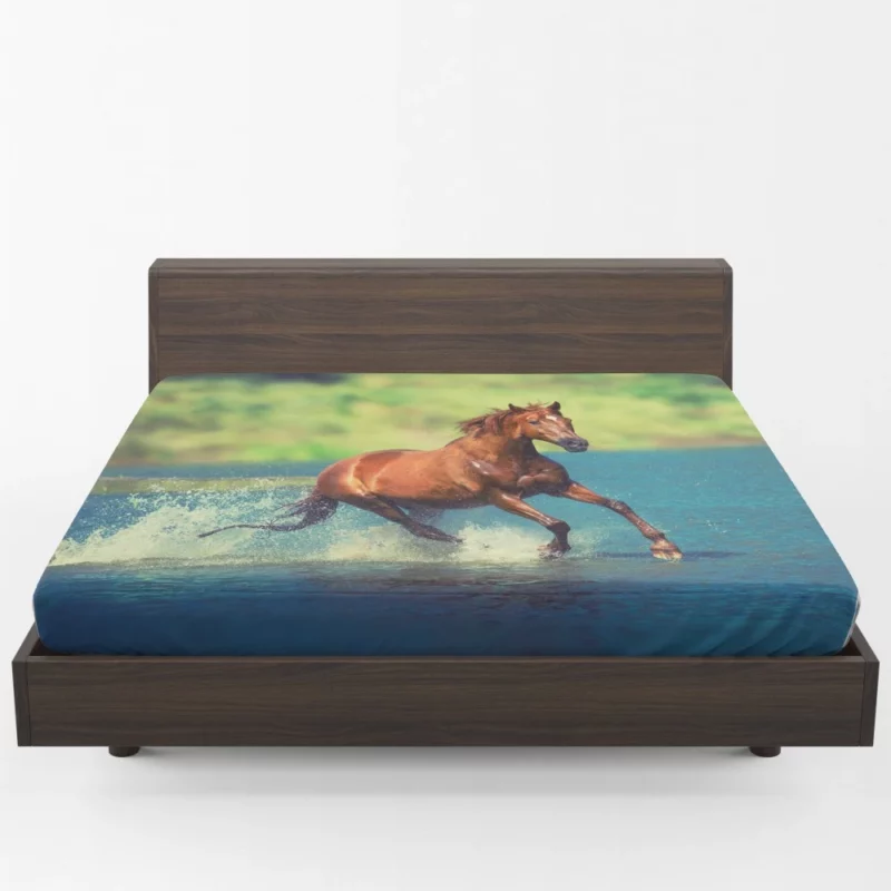 Majestic Horse Beauty Fitted Sheet