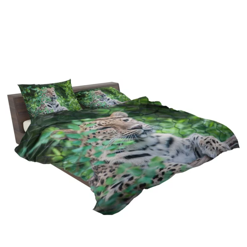 Majestic Leopard Stance Wild Grace Bedding Set 2