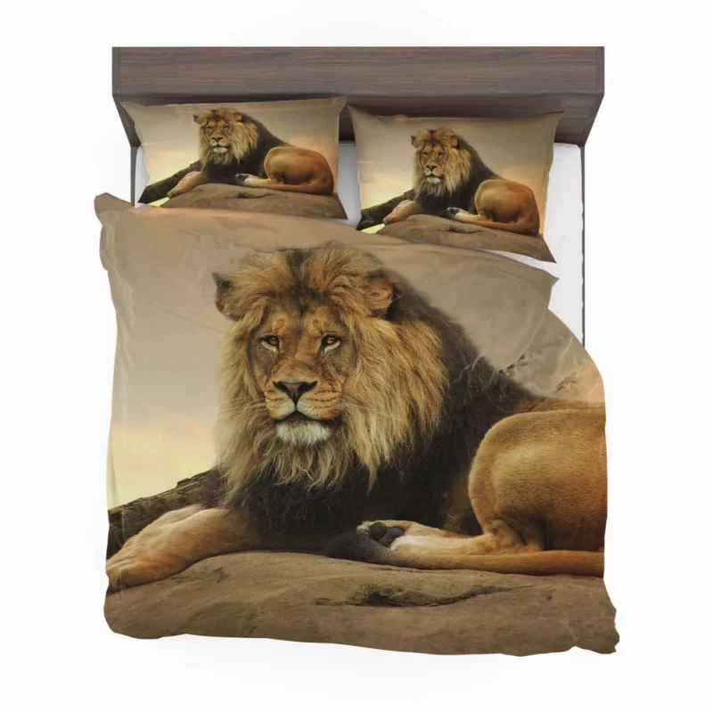 Majestic Lion Intense Gaze Bedding Set 1