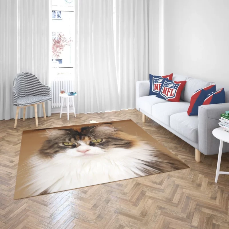 Majestic Maine Coon Feline Royalty Rug 2