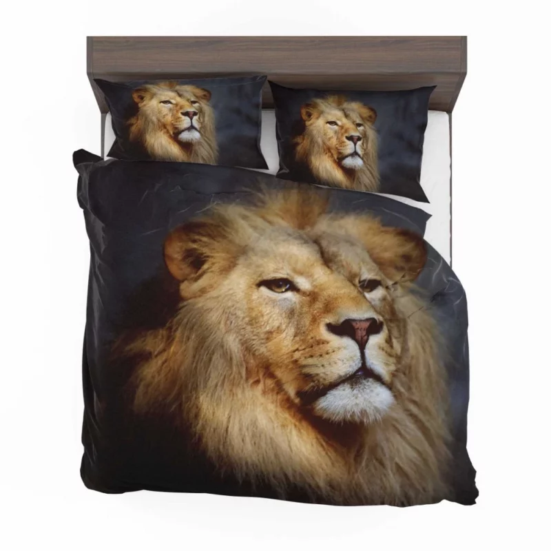 Majestic Majesty Lion Roaring Wilderness Bedding Set 1