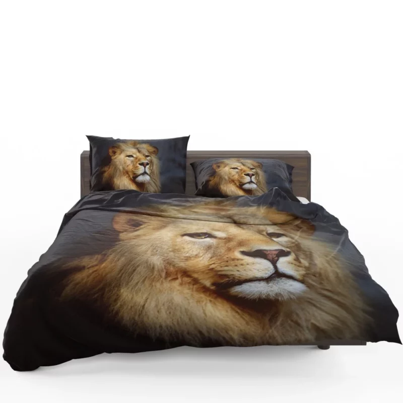 Majestic Majesty Lion Roaring Wilderness Bedding Set