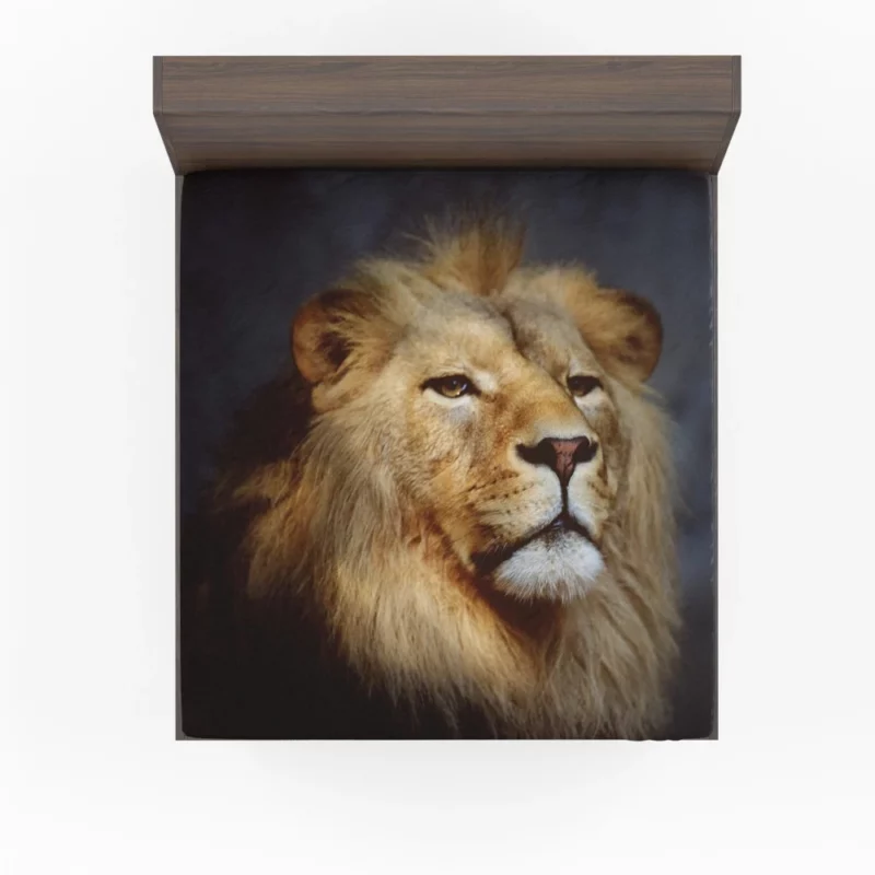 Majestic Majesty Lion Roaring Wilderness Fitted Sheet 1