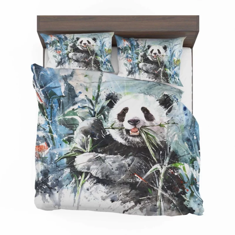 Majestic Panther Gaze Enigmatic Elegance Bedding Set 1