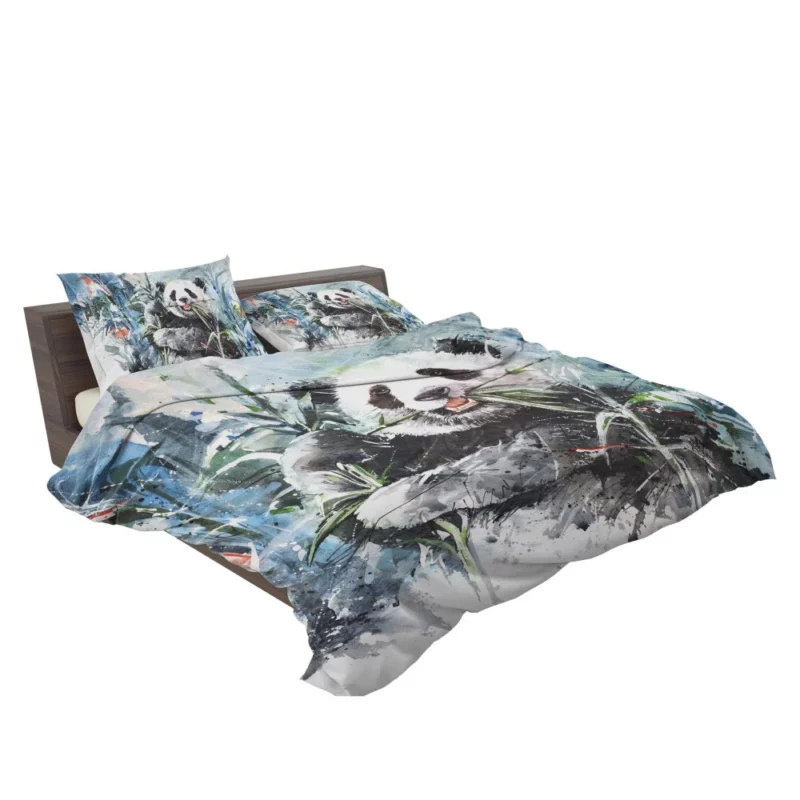 Majestic Panther Gaze Enigmatic Elegance Bedding Set 2