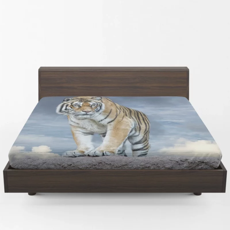 Majestic Tiger Enigmatic Stare Fitted Sheet