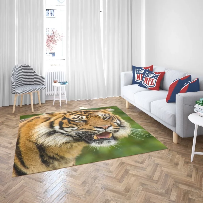 Majestic Tiger Fierce Gaze Rug 2