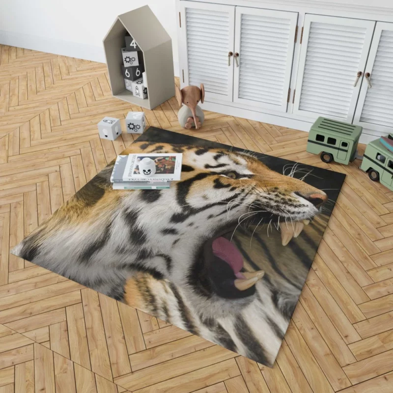 Majestic Tiger Roar Untamed Majesty Rug 1