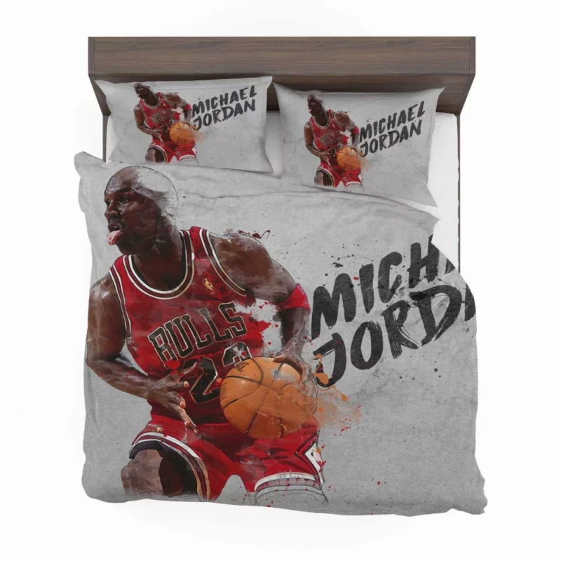 Michael Jordan Basketball Legend Aura Bedding Set 1